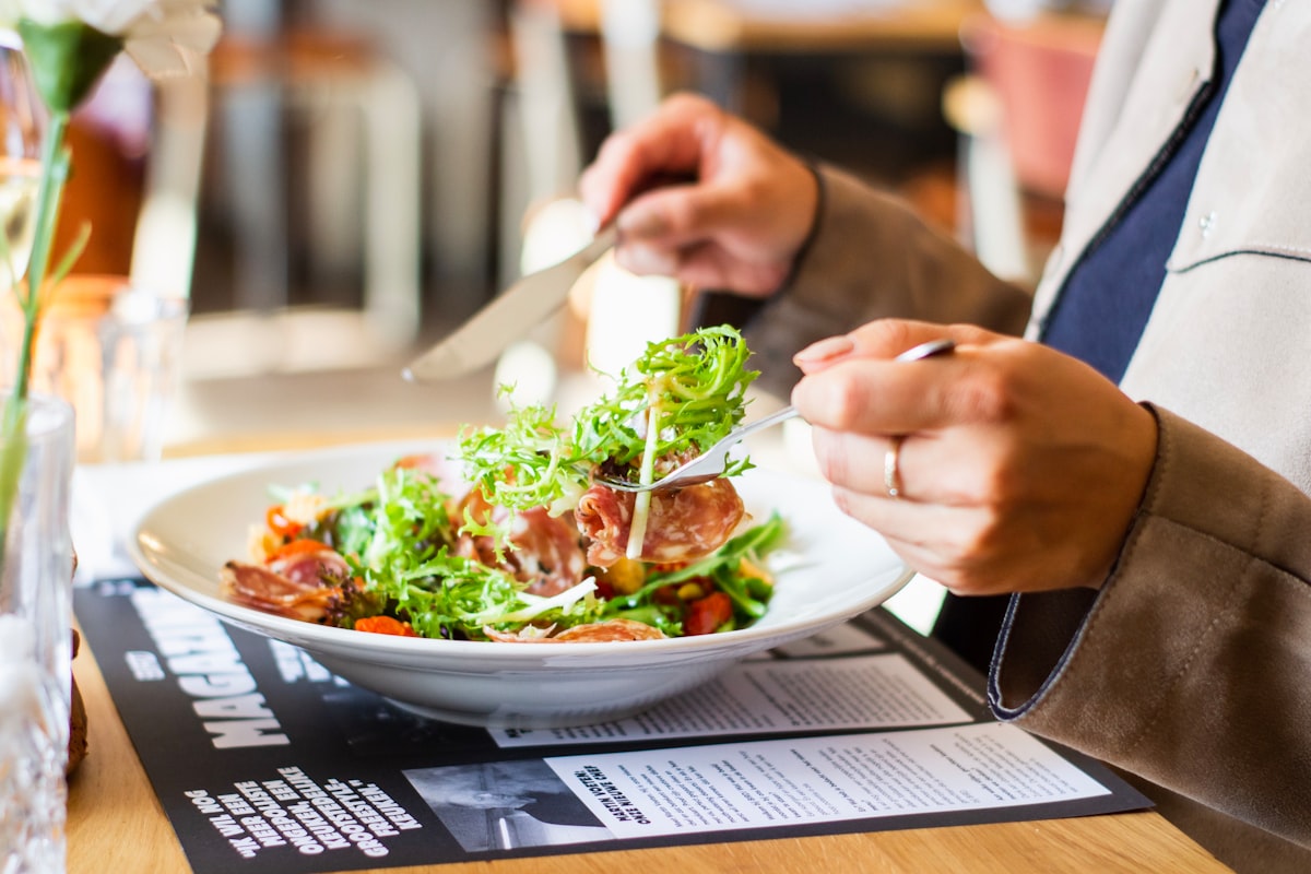 Balanced nutrition and healthy meal preparation for men